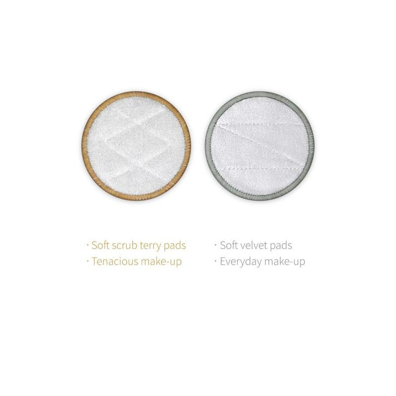 16 Discos Desmaquillantes Reutilizables de Bambú y Algodón. Bambaw, vista superior