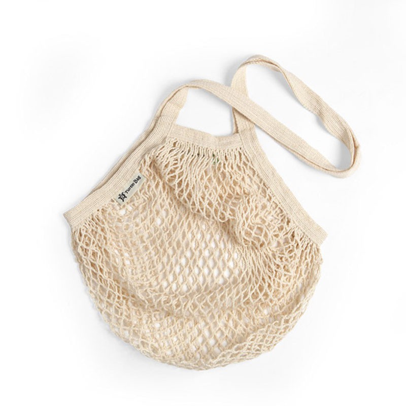 Bolsa de Malla de Algodón Orgánico Proyecto Turtle Bags, vista frontal