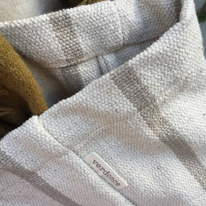 Maxi Bolsa Tote Sostenible, color verde, vista detalle