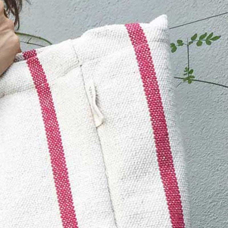 Maxi Bolsa Tote Sostenible, color rojo, vista detalle