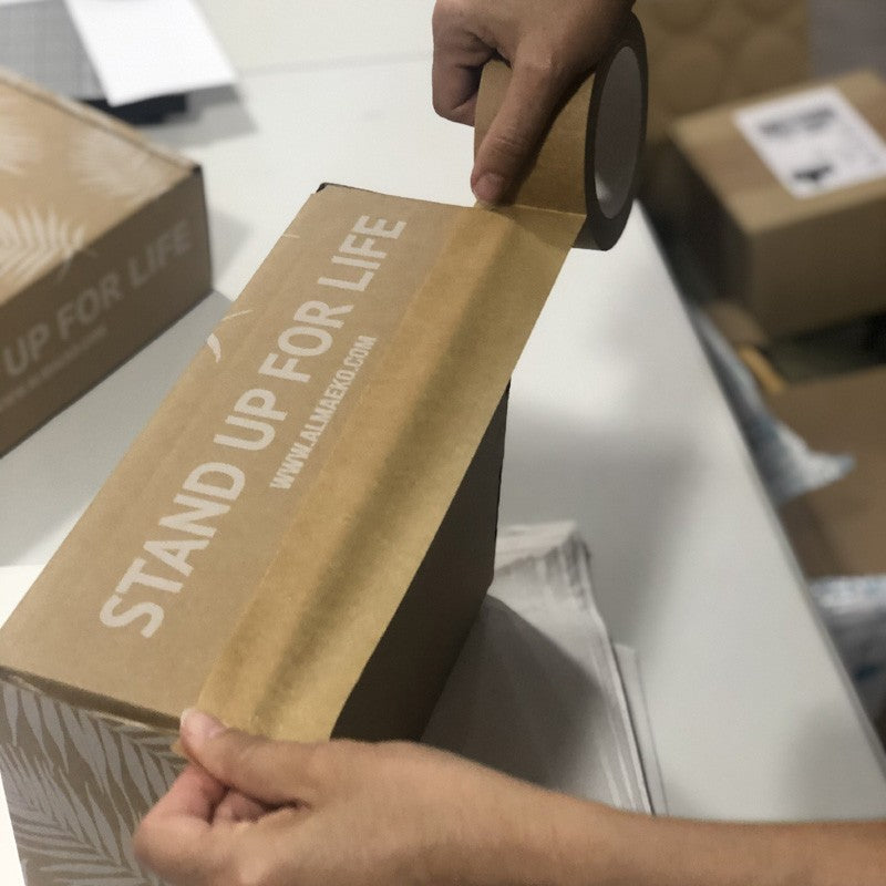CINTA ADHESIVA | PAPEL KRAFT | PRECINTO | VEGANO