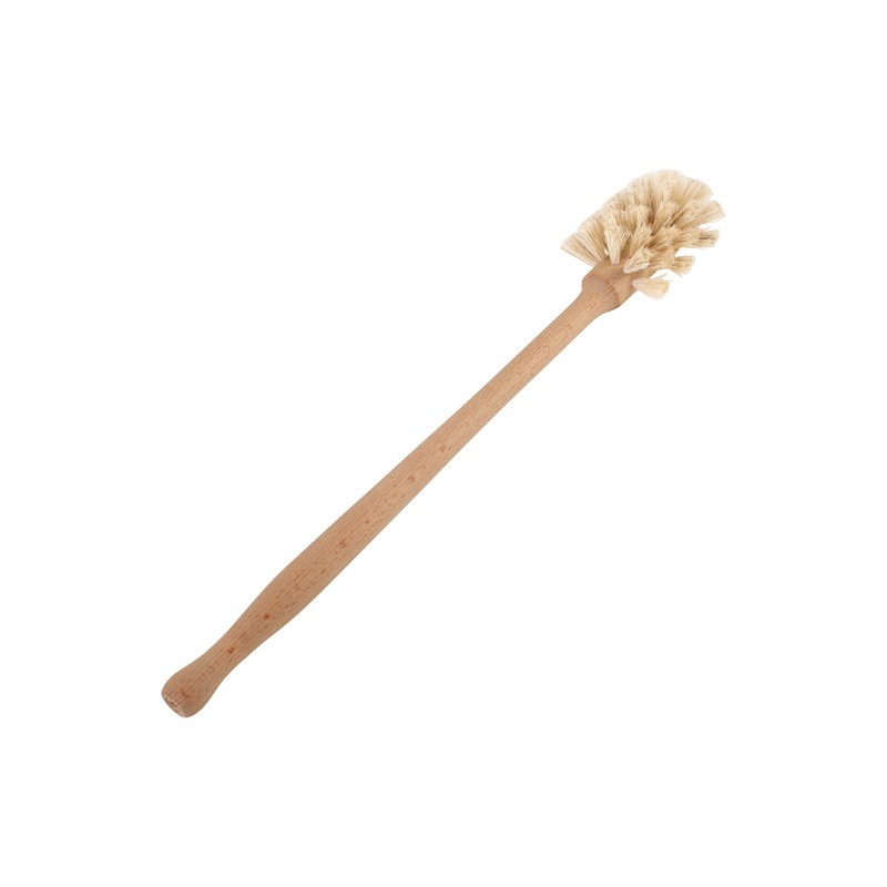 Cepillo limpia botellas vegetal, vista superior