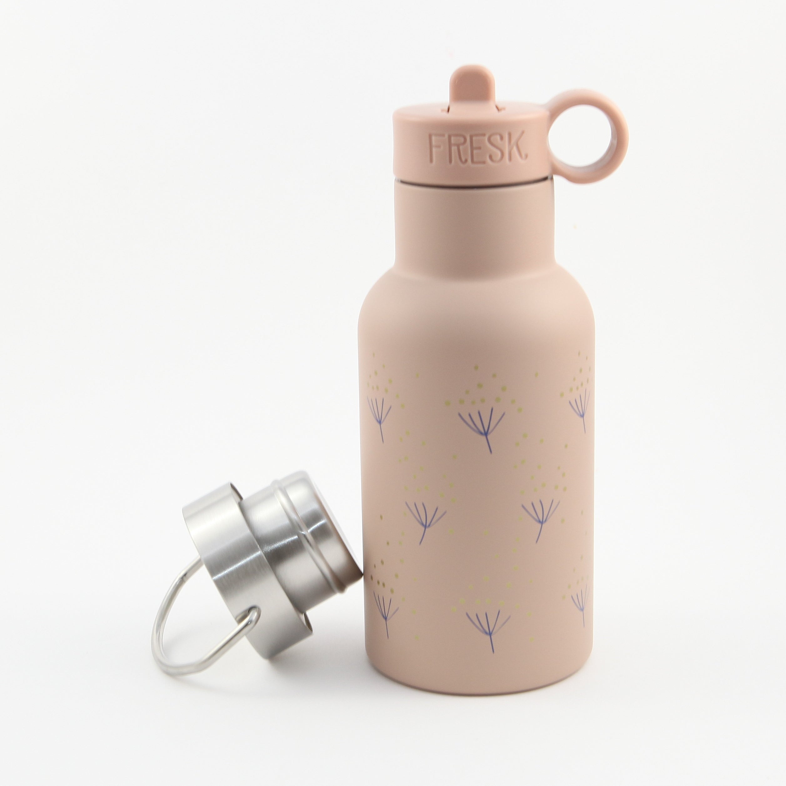 BOTELLA TÉRMICA | 2 TAPONES | 350ML. | ELIGE MODELO | VEGANO