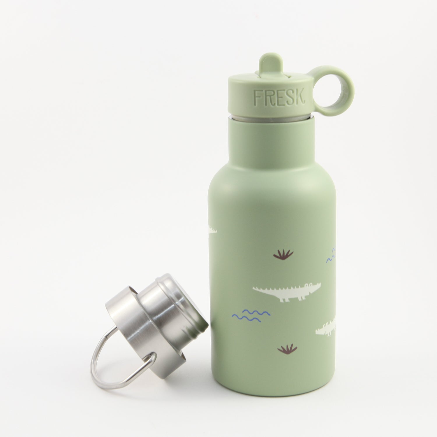 BOTELLA TÉRMICA  | 2 TAPONES | 350ML. | ELIGE MODELO | VEGANO