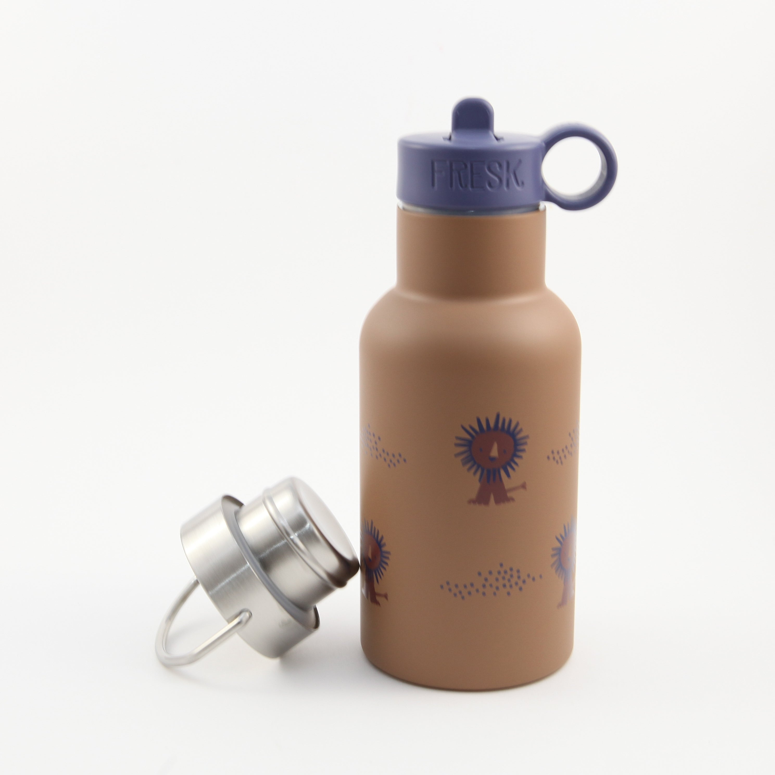 BOTELLA TÉRMICA | 2 TAPONES | 350ML. | ELIGE MODELO | VEGANO