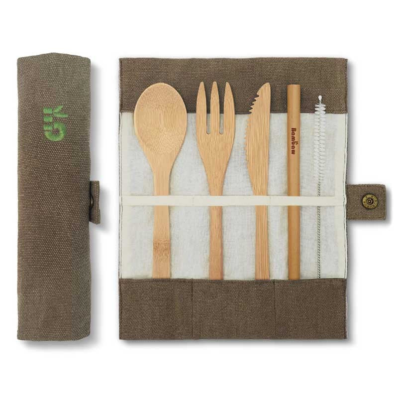SET CUBIERTOS | BAMBÚ | VEGANO