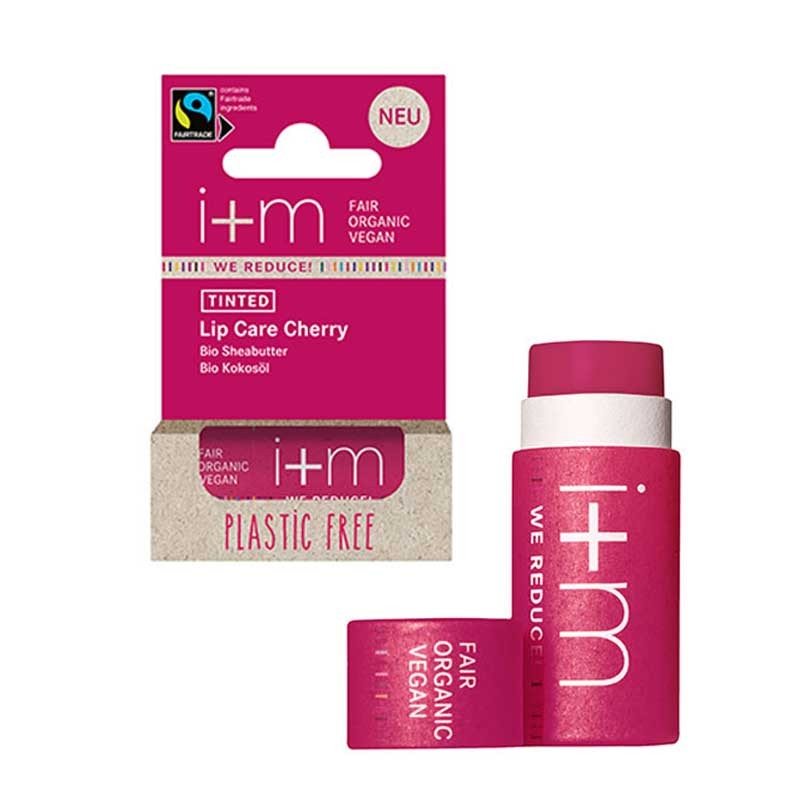 BÁLSAMO LABIAL | COLOR CHERRY | NUTRITIVO Y PROTECTOR | 5 gr. | VEGANO