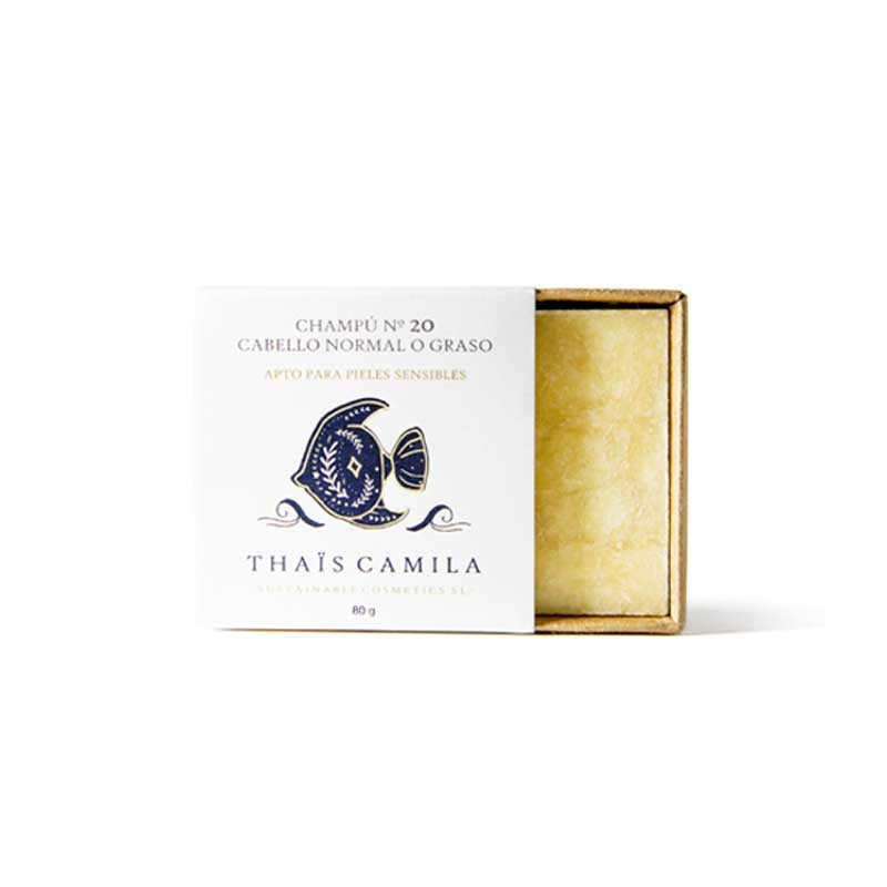 Champú Nº20 - Pelo normal o graso. Thaïs Camila - VEGANO, vista frontal