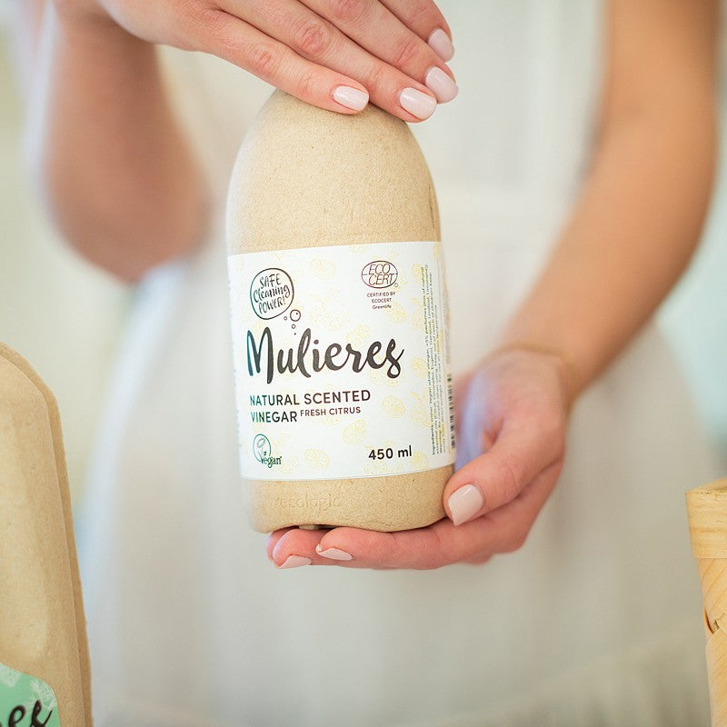 Vinagre natural aromatizado con cítricos, 450ml., Mulieres - VEGANO, vista frontal