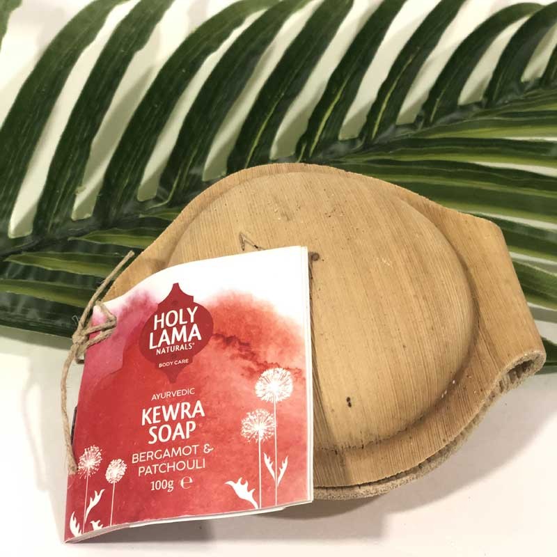Jabón Ayurvédico Artesanal "Kewra", vista superior