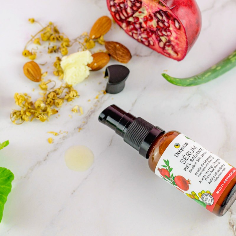 Sérum facial multi-reparador (reafirmante) BIO. Higo chumbo y granada. Dehesia - VEGANO, vista superior