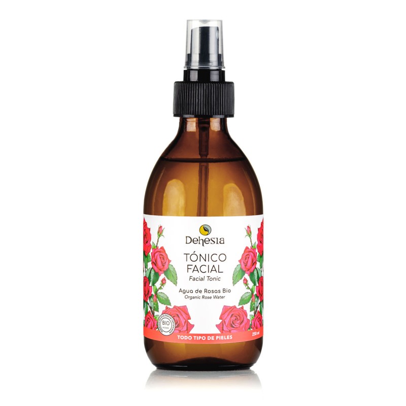 Tónico facial de Agua de Rosas BIO, todas las pieles. Dehesia - VEGANO, vista frontal