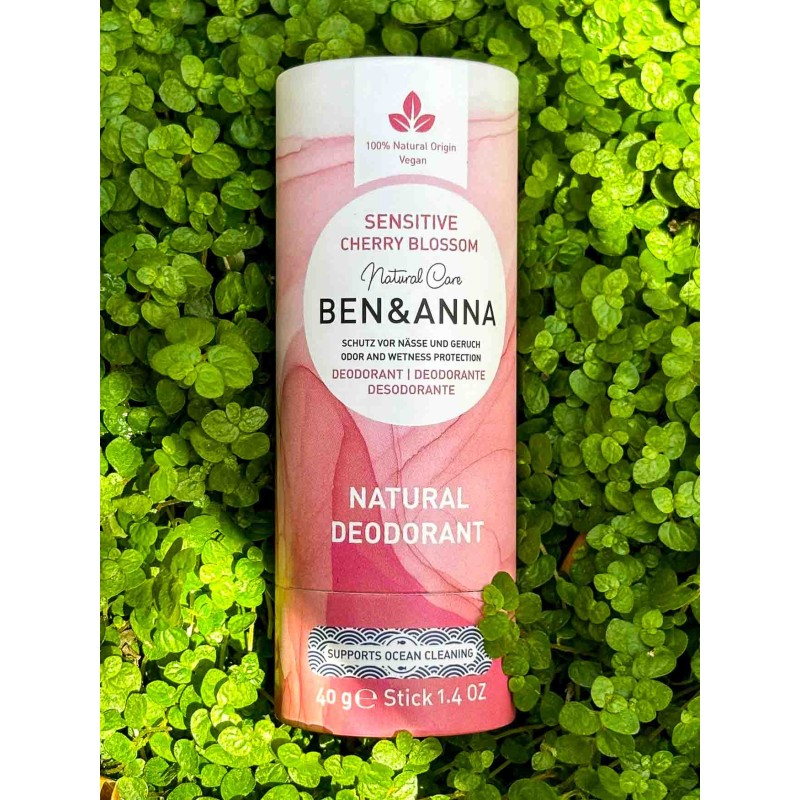 Desodorante Ben&Anna sin tóxicos, Flor de Cerezo