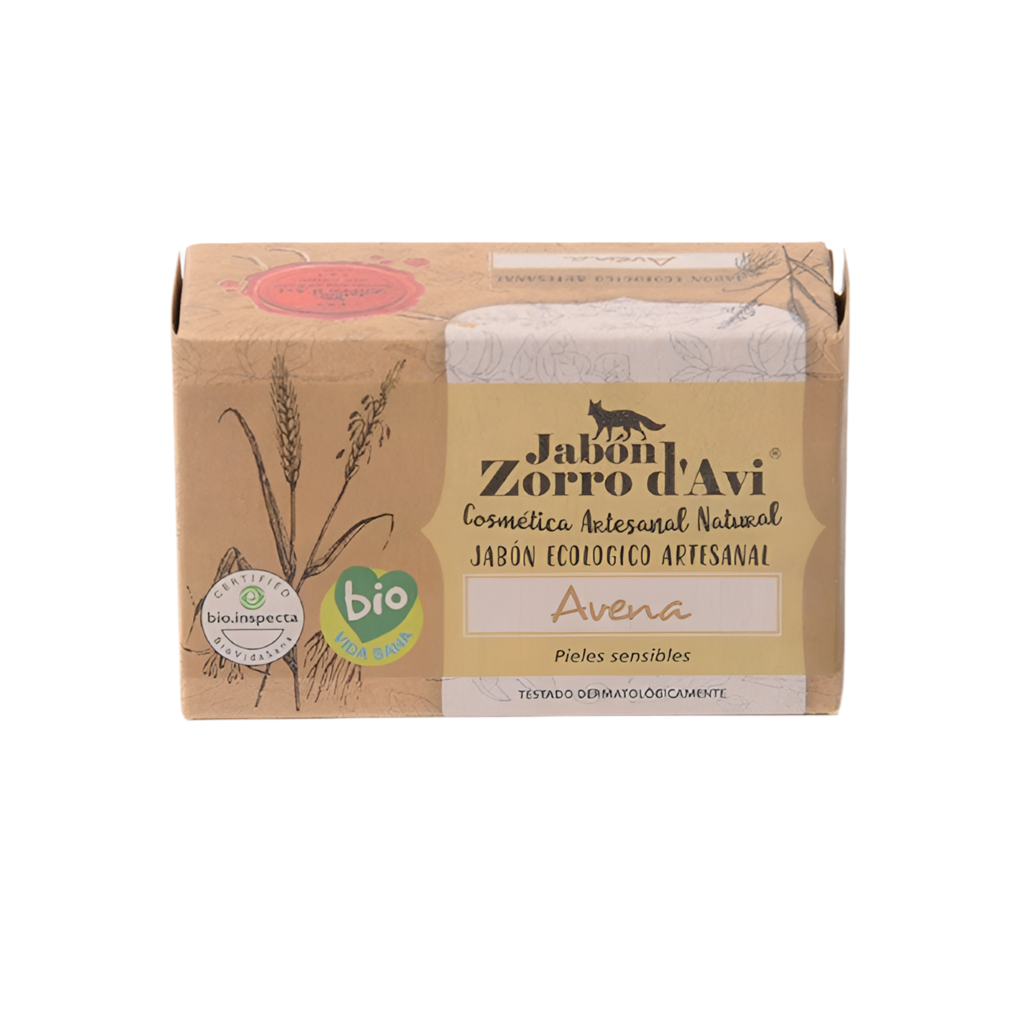 JABÓN DE AVENA | AFEITADO, DEPILACIÓN, PIEL IRRITADA Y ENROJECIDA | VEGANO
