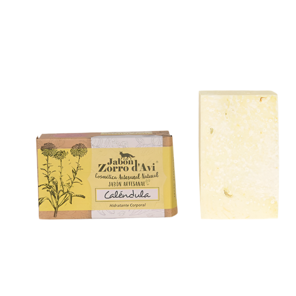 JABÓN DE CALÉNDULA | REGENERADOR SOLAR, HIGIENE ÍNTIMA Y PIELES SENSIBLES | VEGANO