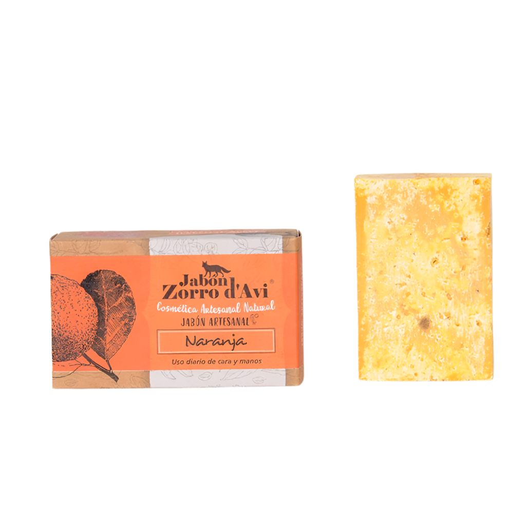 JABÓN DE NARANJA | ALTAMENTE NUTRITIVO E HIDRATANTE | VEGANO