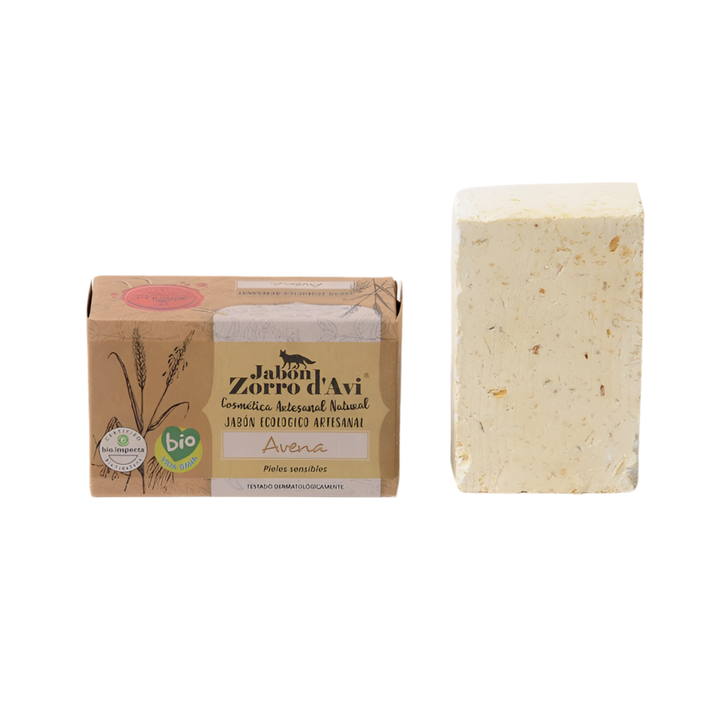 JABÓN DE AVENA | AFEITADO, DEPILACIÓN, PIEL IRRITADA Y ENROJECIDA | VEGANO