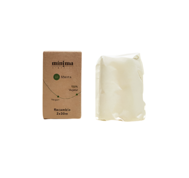 RECAMBIOS HILO DENTAL | SABOR MENTA | 60M (2 UNIDADES) | VEGANO