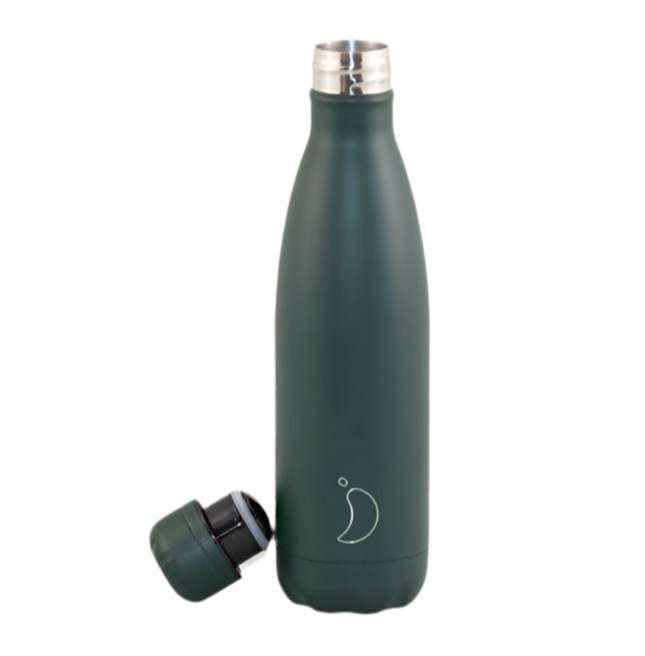 BOTELLAS CHILLY´S | 500ML | INOX | COLECCIÓN MATE | VEGANO