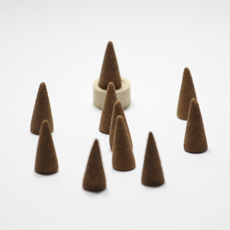 ROSEWOOD AND PATCHOULI INCENSE CONES | VEGAN