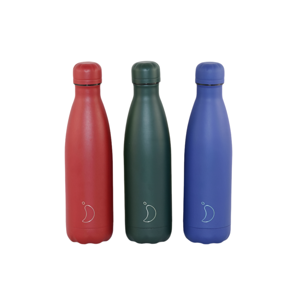 BOTELLAS CHILLY´S | 500ML | INOX | COLECCIÓN MATE | VEGANO