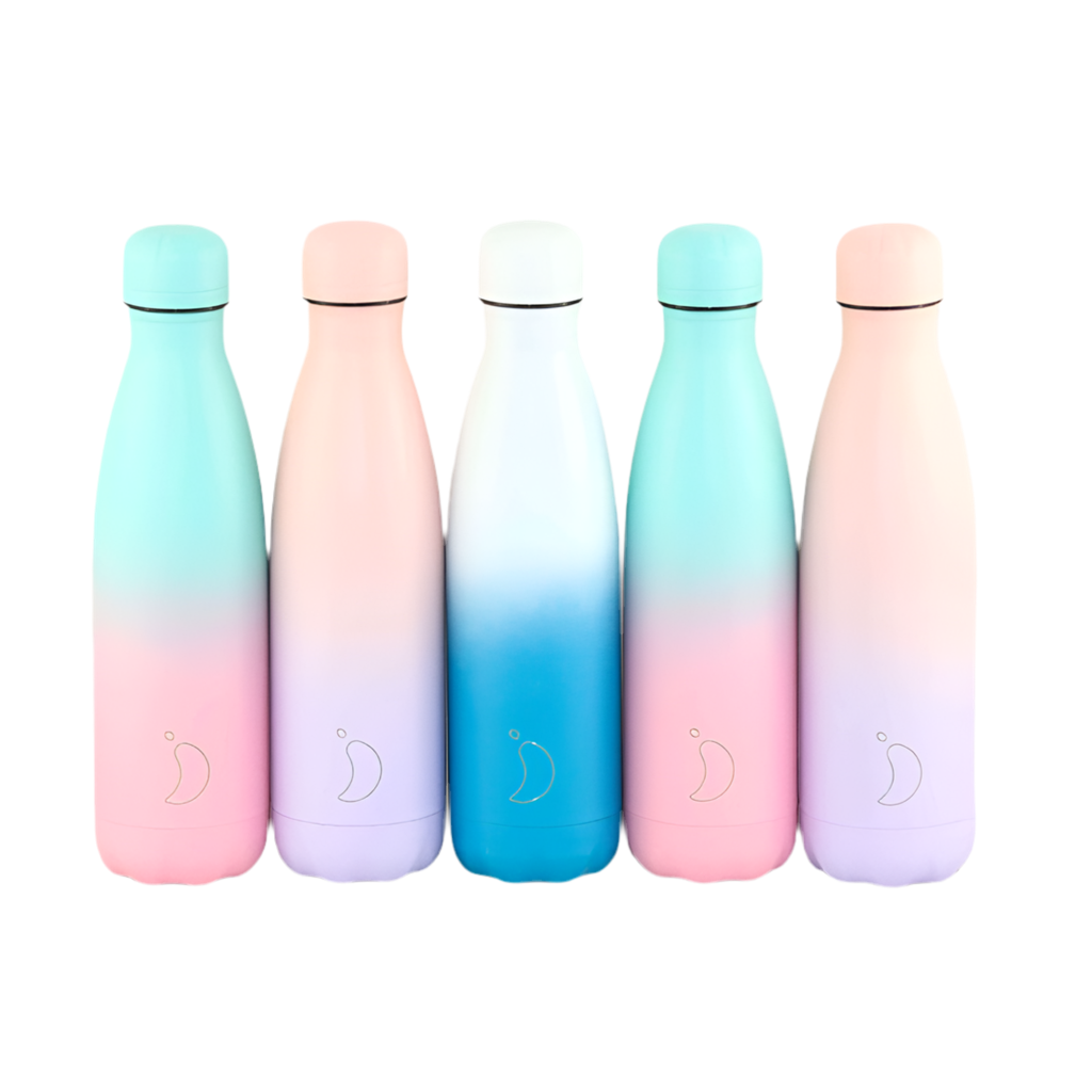 BOTELLAS CHILLY´S | 500ML | INOX | COLECCIÓN DEGRADADO | VEGANO