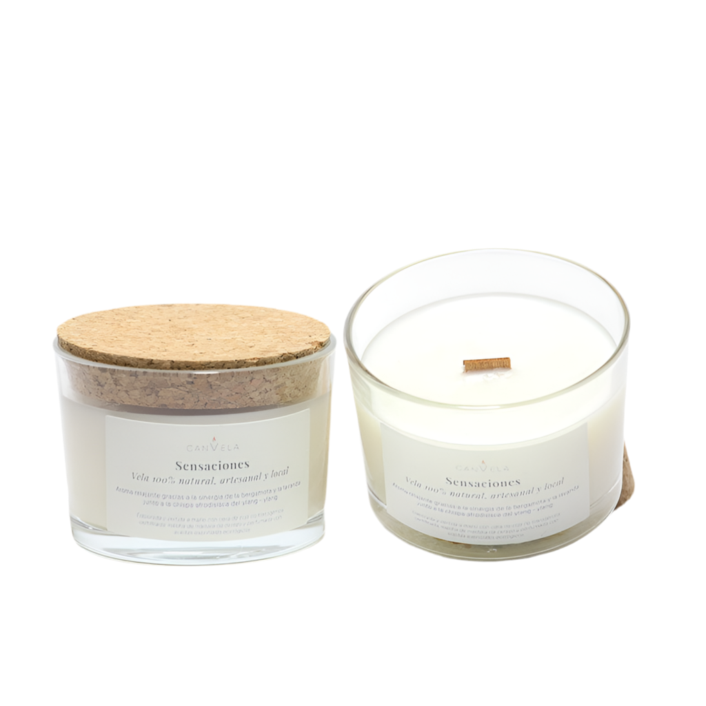 VELA AROMÁTICA | 100% NATURAL | ESCOLHA O SEU AROMA | VEGANA