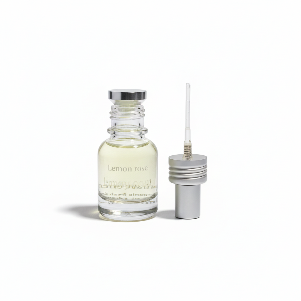 AGUA DE COLONIA LEMON ROSE MINITALLA DE 25ML COLONIA BIO, ORGÁNICA, ECOLÓGICA Y SIN DISRUPTORES ENDOCRINOS CON EMBUDO, RELLENABLE