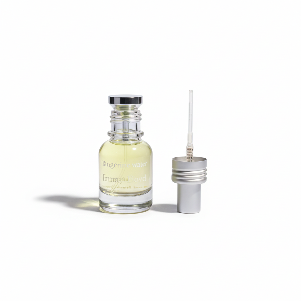 AGUA DE COLONIA TANGERINE WATER 25ML DE JIMMY BOYD, BIO, ORGÁNICA ECOLÓGICA Y SIN DISRUPTORES ENDOCRINOS CON EMBUDO