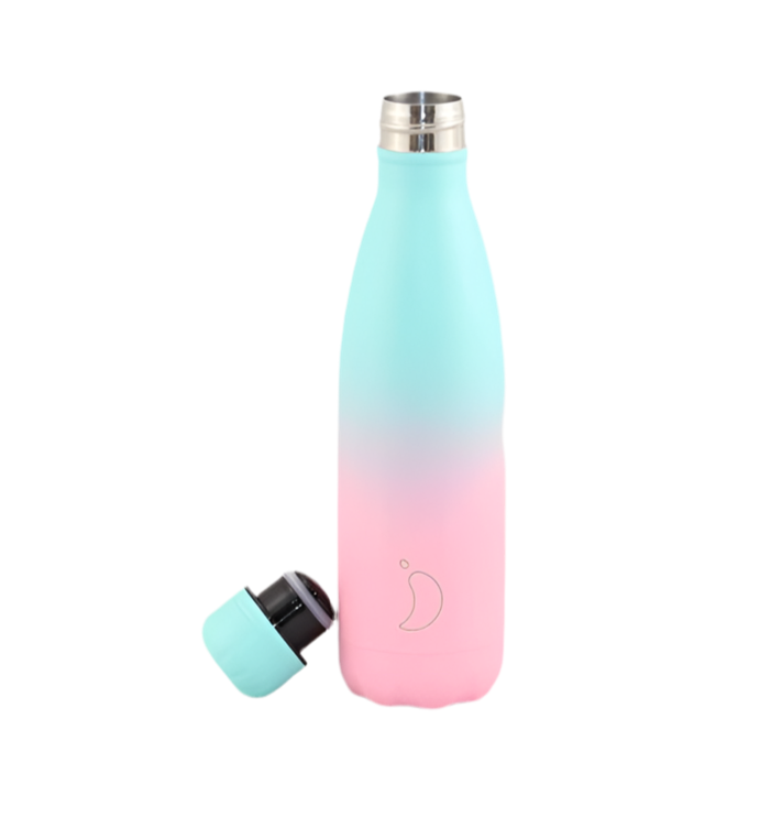 BOTELLAS CHILLY´S | 500ML | INOX | COLECCIÓN DEGRADADO | VEGANO