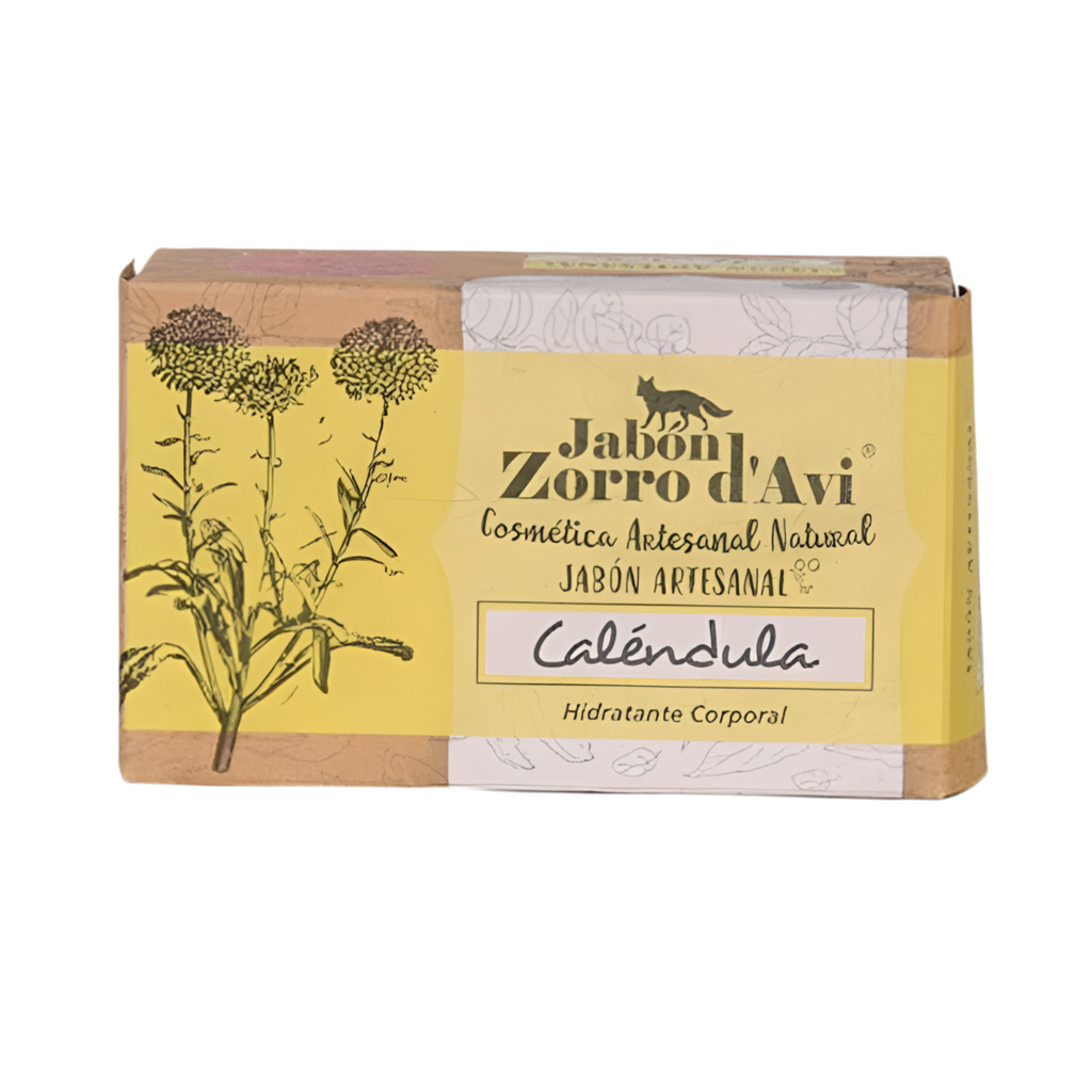 JABÓN DE CALÉNDULA | REGENERADOR SOLAR, HIGIENE ÍNTIMA Y PIELES SENSIBLES | VEGANO