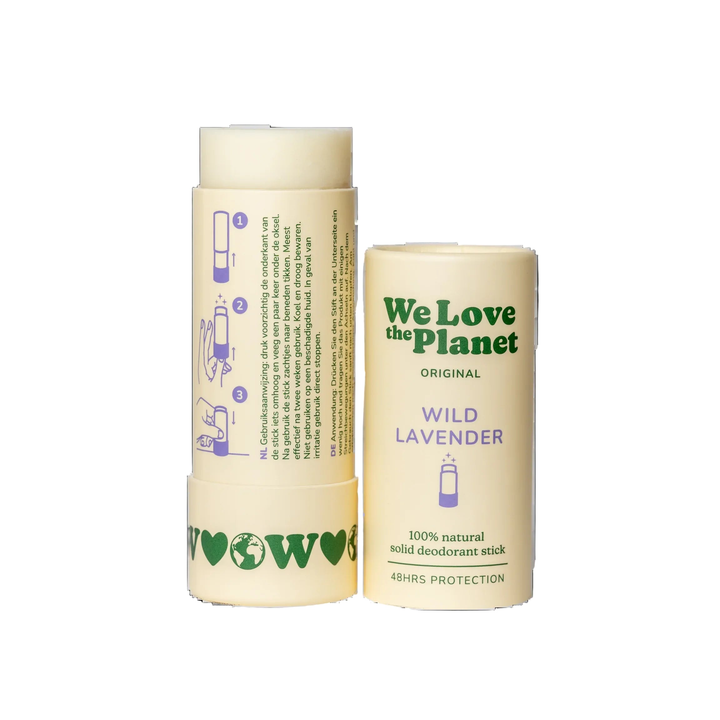 Desodorante we love the planet bio y natural sin toxicos aroma lavanda salvaje (wild lavender)