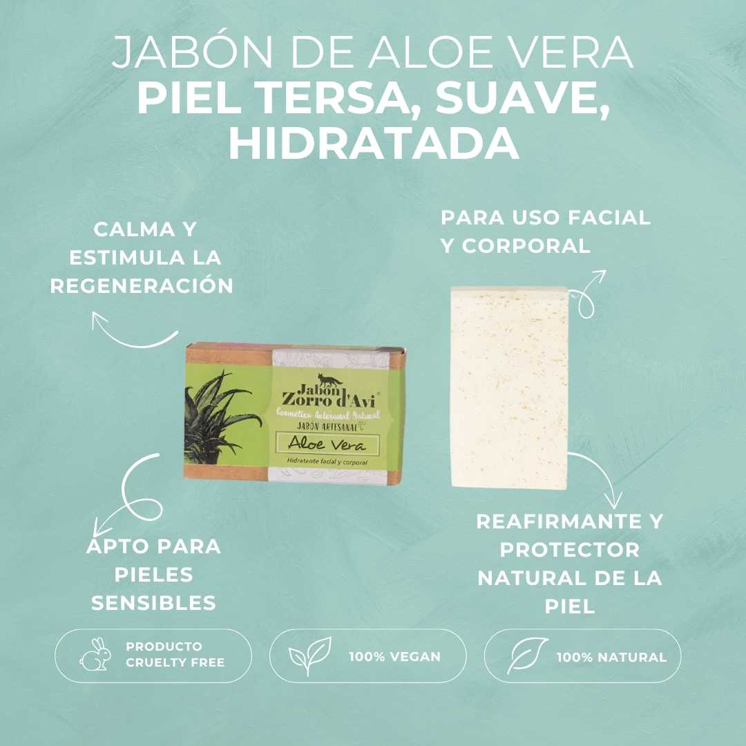 ALOE VERA SOAP | PROVIDES SMOOTH, SOFT AND HYDRATED SKIN | VEGAN