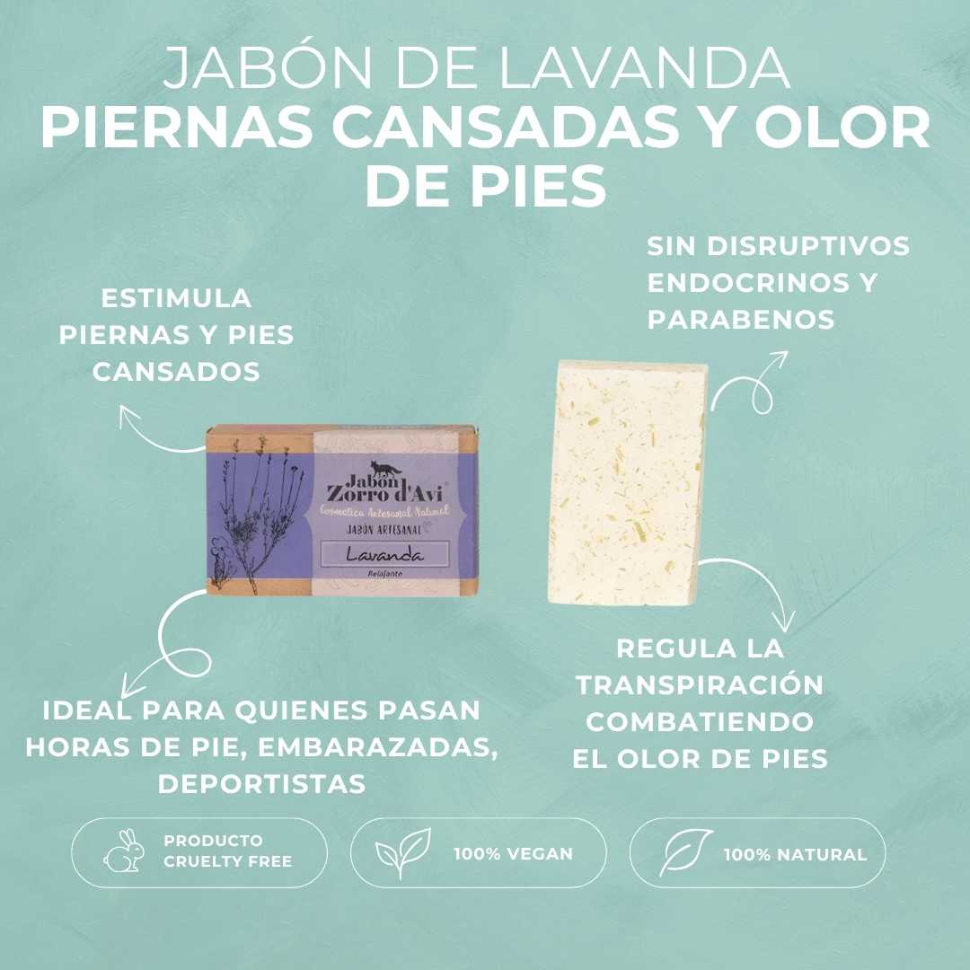 LAVENDER SOAP | RELAXING, TIRED LEGS AND ODORFUL FEET | VEGAN