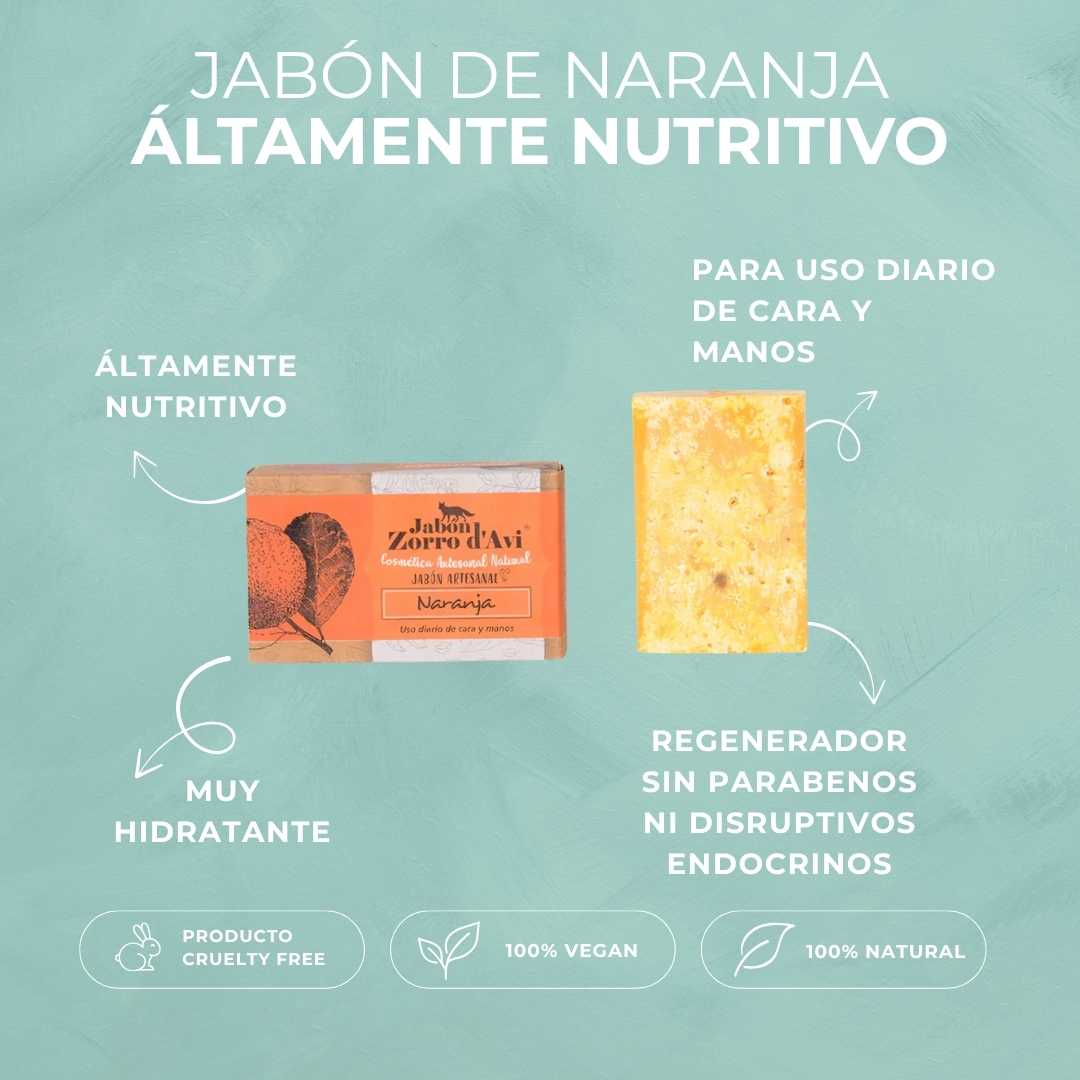 ORANGE SOAP | HIGHLY NOURISHING AND MOISTURIZING | VEGAN