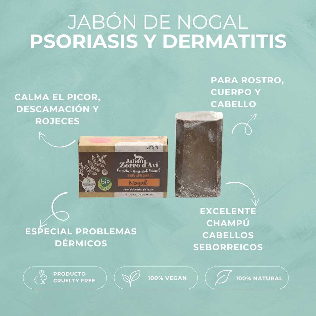 WALNUT SOAP | SPECIAL FOR PSORIASIS AND DERMATITIS | VEGAN