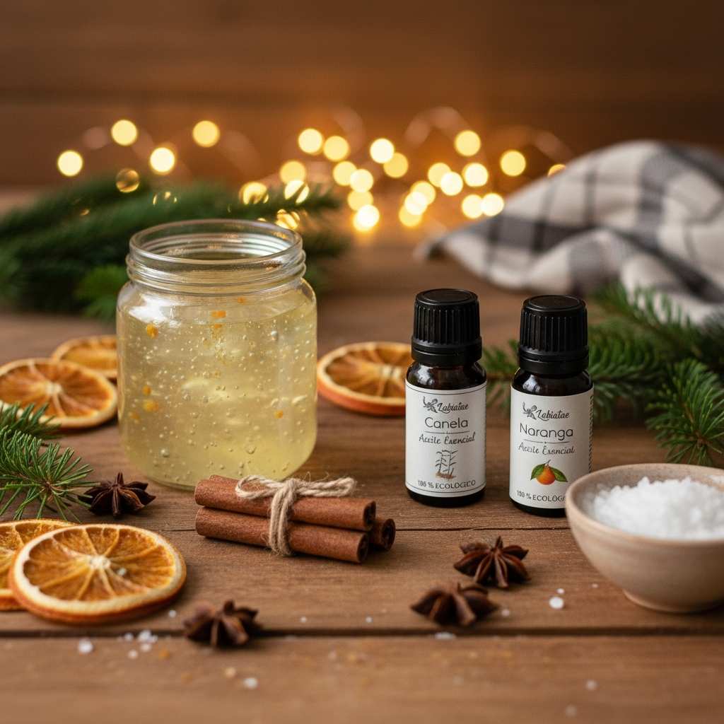 DIY CHRISTMAS AIR FRESHENER KIT WITH ESSENTIAL OILS AND MORE