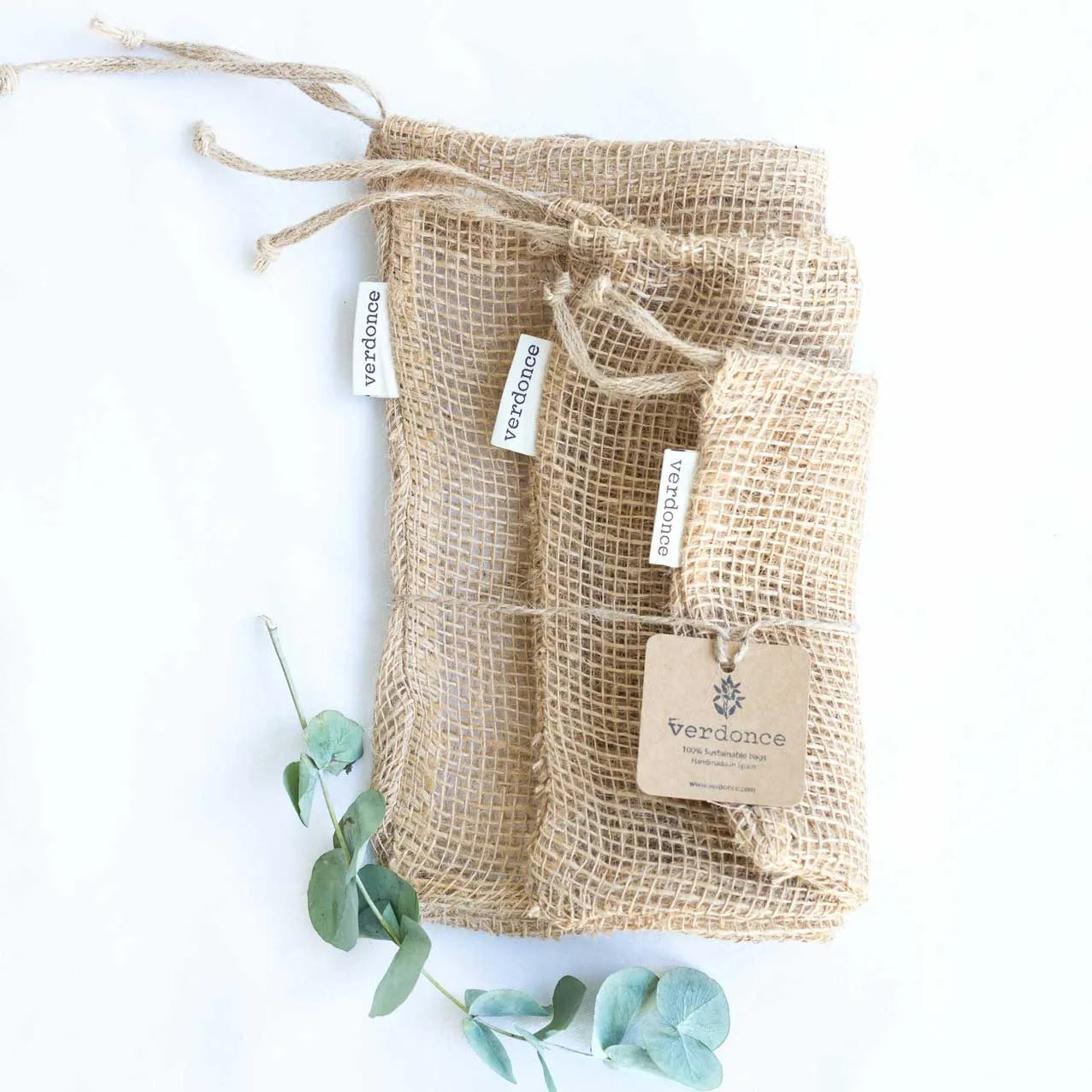 Jute Bags (Pack of 3) | Various Sizes | VEGAN