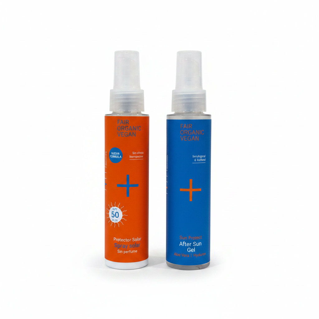 Pack protector solar mineral SPF50 mas gel after sun natural