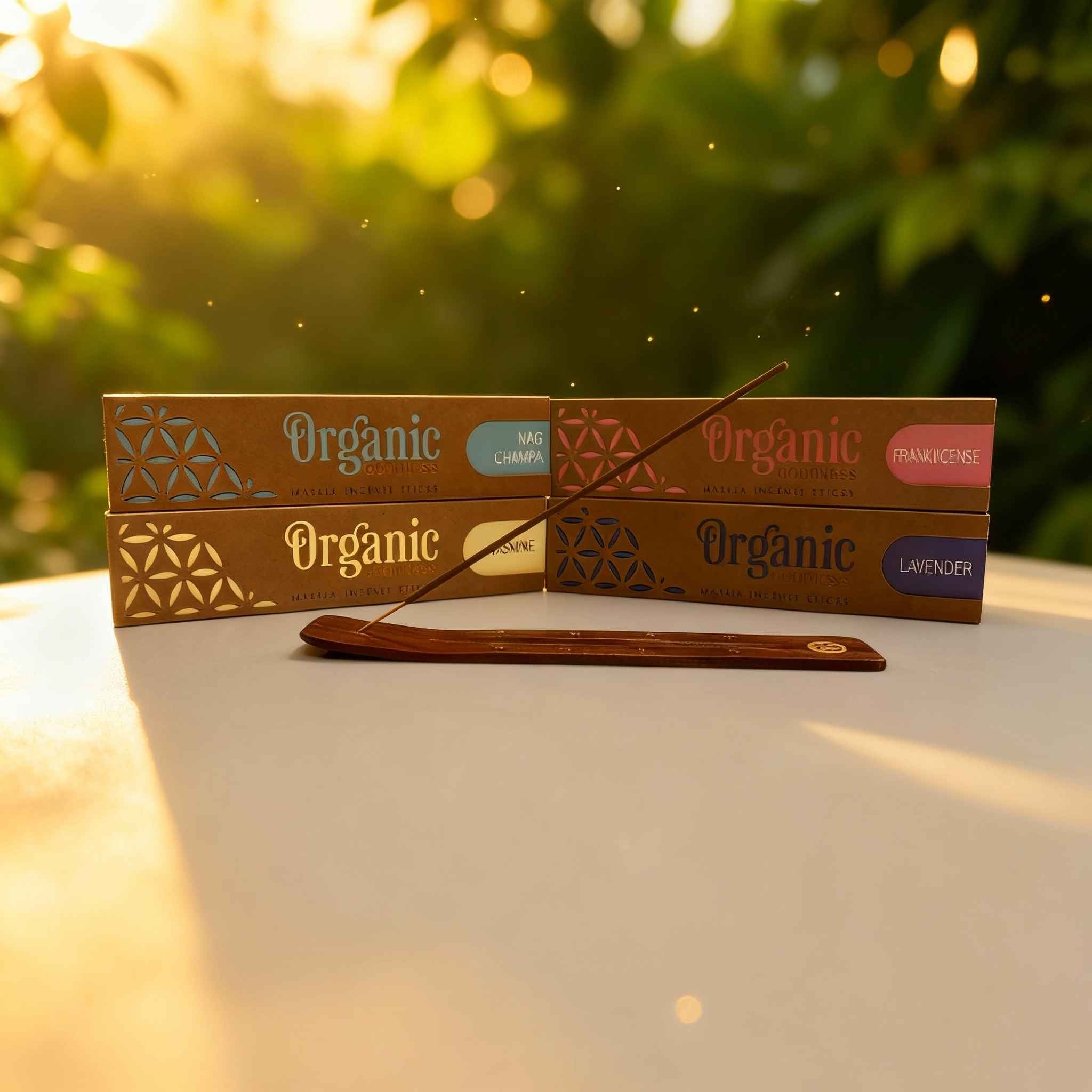 Pacote de seleção de incensos + queimador