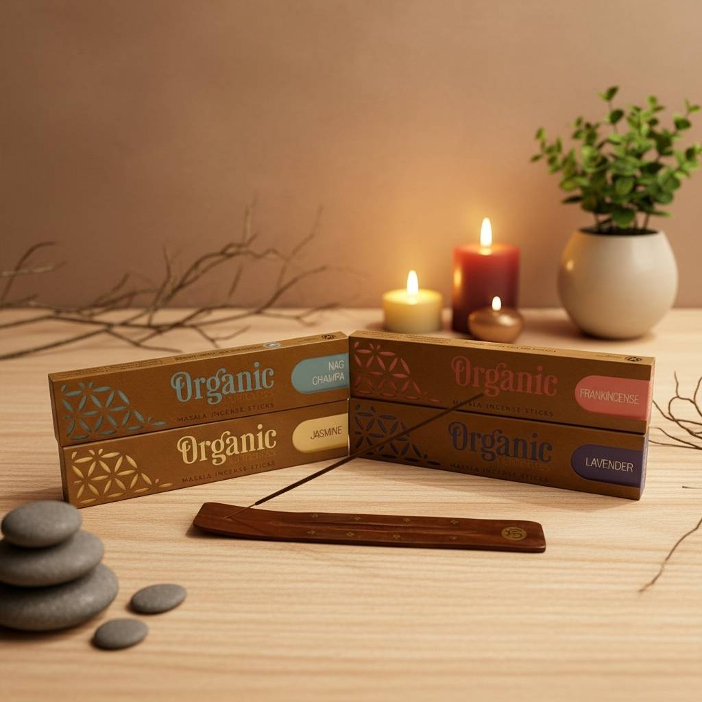 Pacote de seleção de incensos + queimador