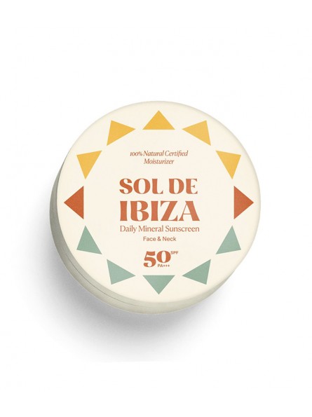 CREMA SOLAR | FACIAL SPF50 | MINERAL NO NANO | SOL DE IBIZA