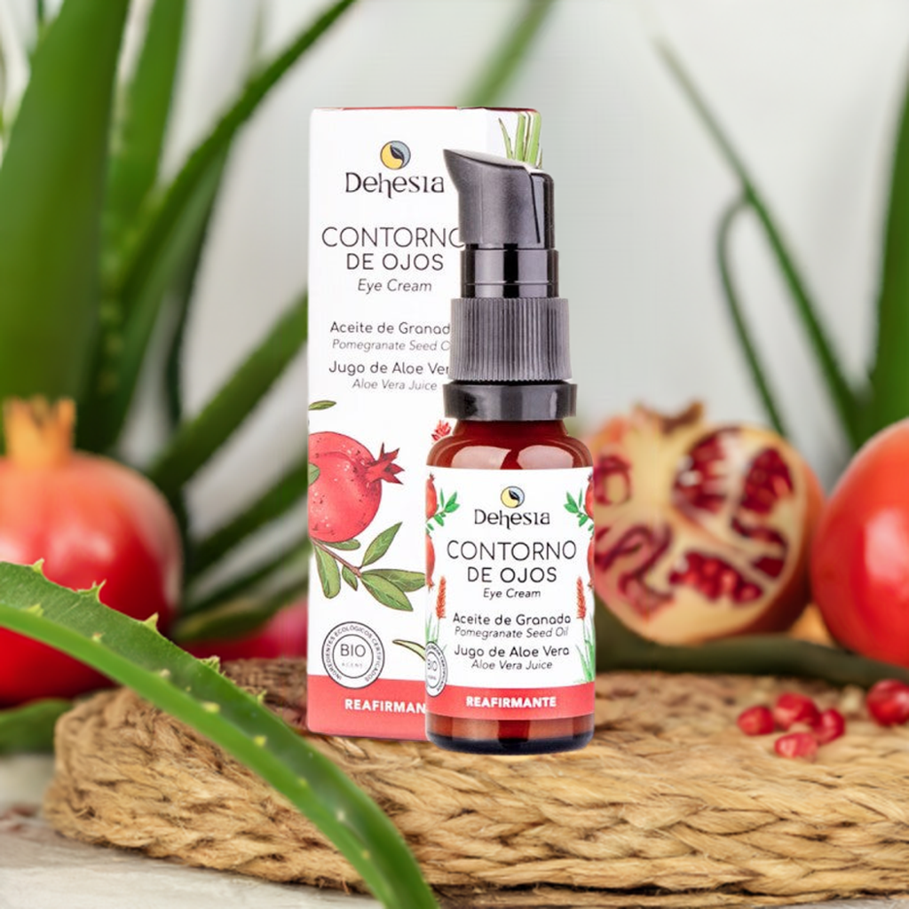 CONTORNO DE OJOS | ANTI EDAD | BOLSAS Y MANCHAS | BIO | GRANADA Y ALOE VERA | VEGANO