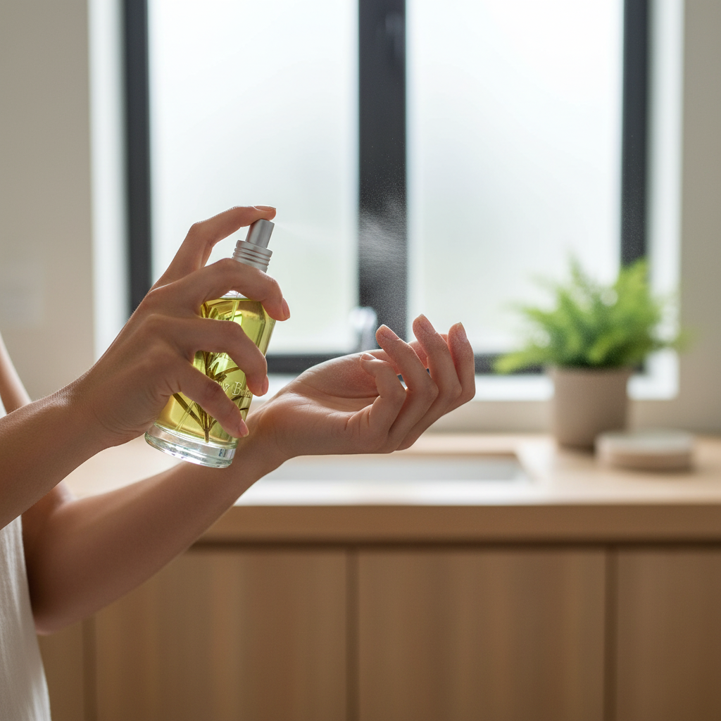 Imagen de uso agua de colonia Forest