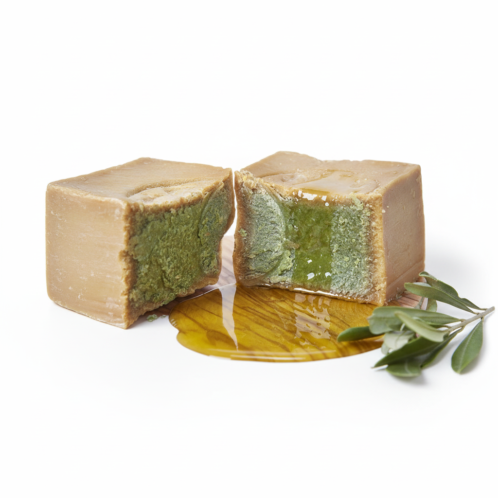 Jabón de Alepo - Fondo Blanco con Sombras