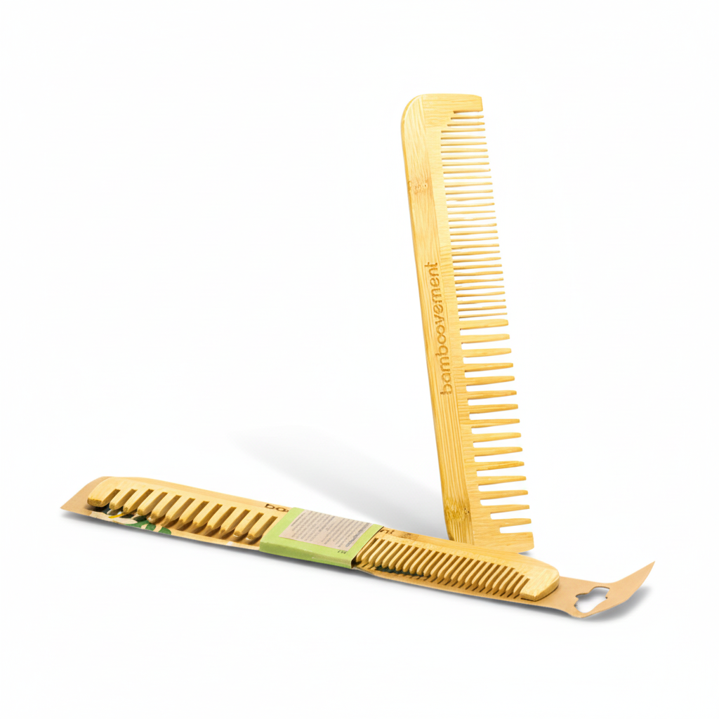 Peine de bambú con cerdas mejoradas