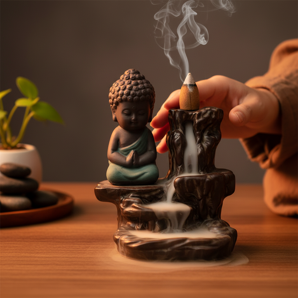 Quemador Buda en Cascada - En uso