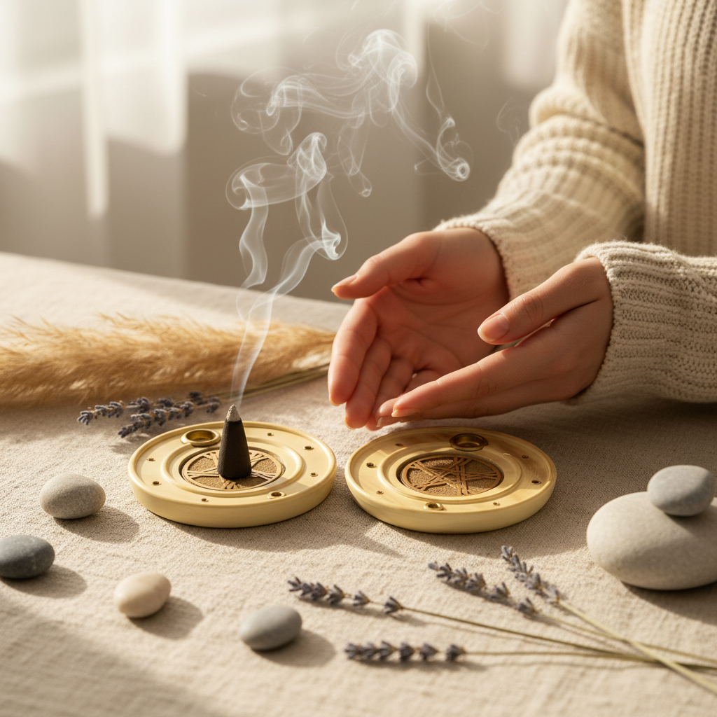 Quemador de incienso - Momento humano