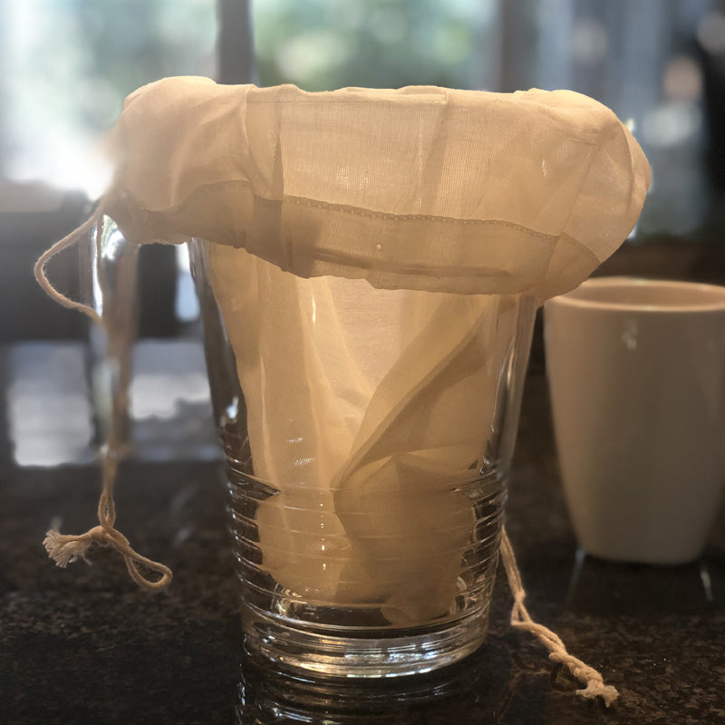 Plant-Based Milk Bags/Filters | Organic Cotton | 2 Pack | Vegan