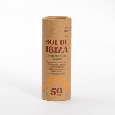 Protector Solar Natural Mineral SPF 50 - Sol de Ibiza, vista frontal